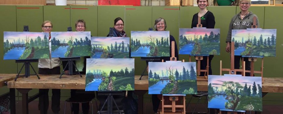 The footbridge/Die Fußgängerbrücke