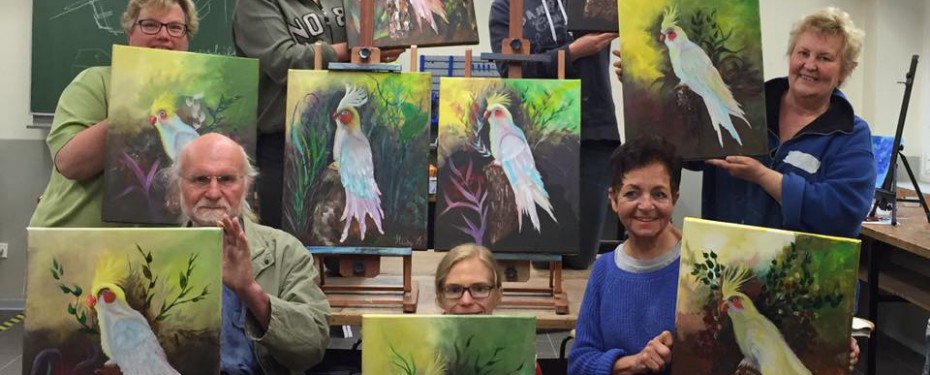 Cockatiel/Nymphensittich nach Kathwren & Gary Jenkins