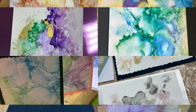 Alcohol Ink Painting