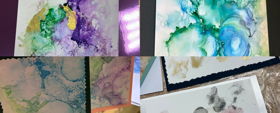 Alcohol Ink Painting