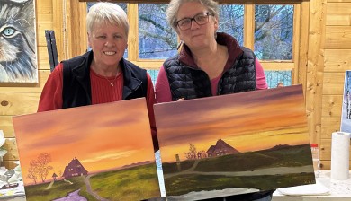 Hallig Hooge nach eigenem Foto