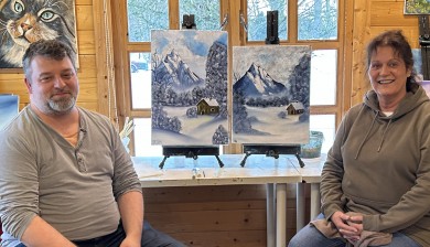 Wintermotiv/Bob Ross