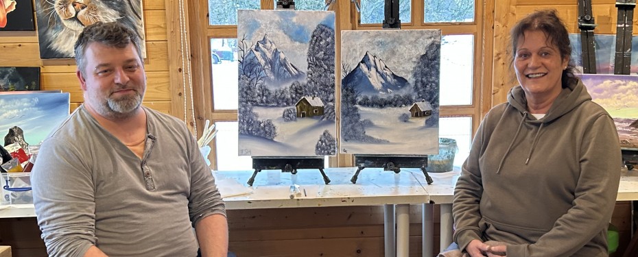 Wintermotiv/Bob Ross